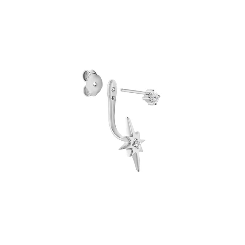 Bijoux D'oreilles Argent Rhodie Cairo - Spannringe Damen | OROVIVO