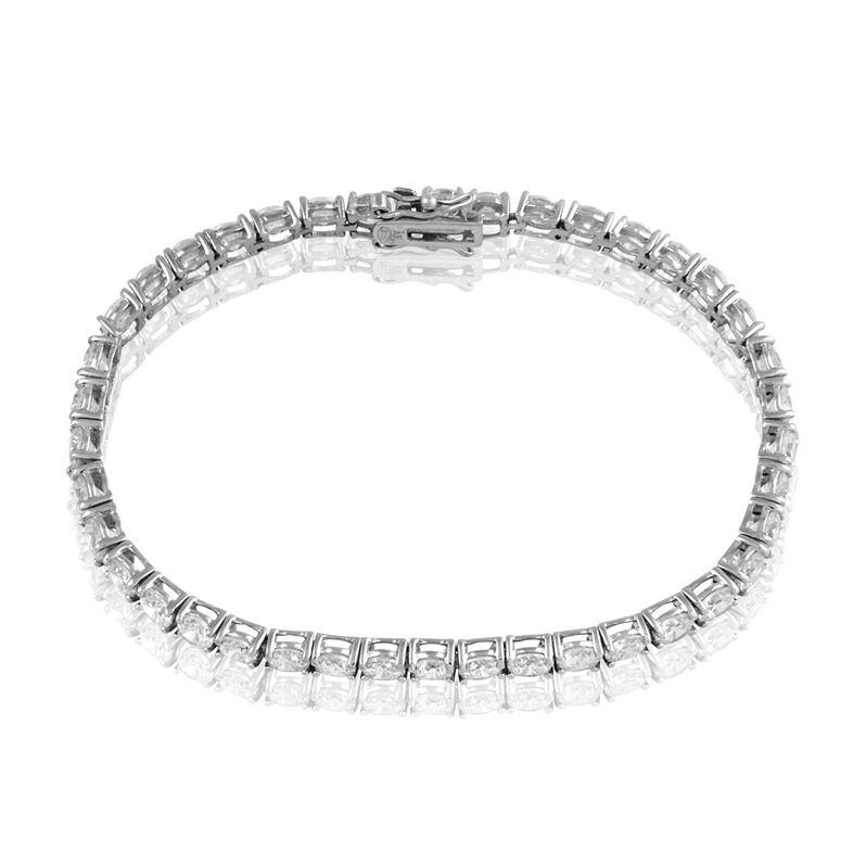 DEBORA Damen Armband Silber Silber 925 Zirkonia Wei&szlig; - Armb&auml;nder Damen | OROVIVO