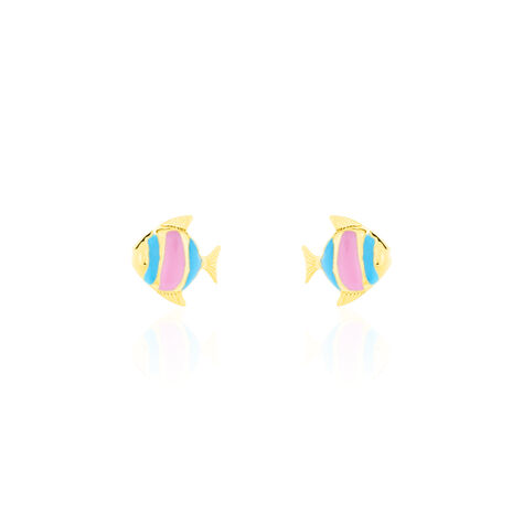 Kinder Ohrstecker Gold 375 Fisch - Ohrstecker Kinder | OROVIVO