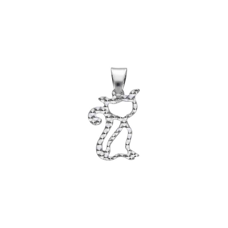 Charm gatto oro bianco - Spannringe Damen | OROVIVO
