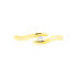 Curonda Damen Ring Gold 375 (9 Karat) Diamant Wei&szlig; 0,05 ct