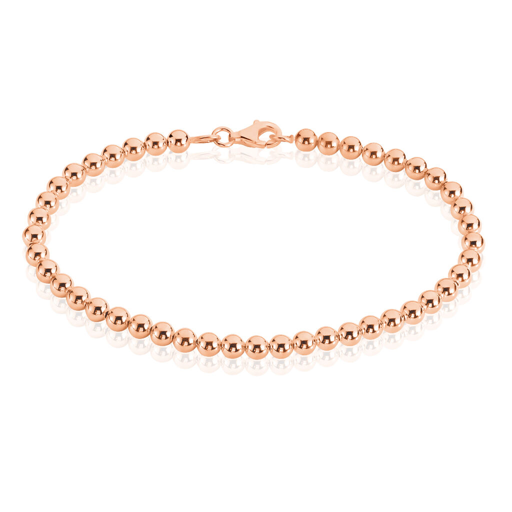 Damenarmband Kugelkette Silber 925 Rosé Vergoldet  - Kugelarmbänder Damen | OROVIVO