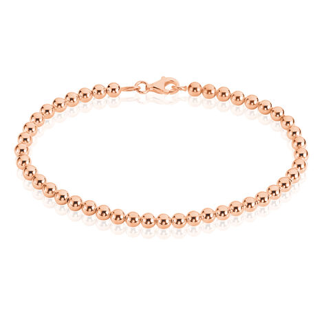 Damenarmband Kugelkette Silber 925 Rosé Vergoldet  - Kugelarmbänder Damen | OROVIVO