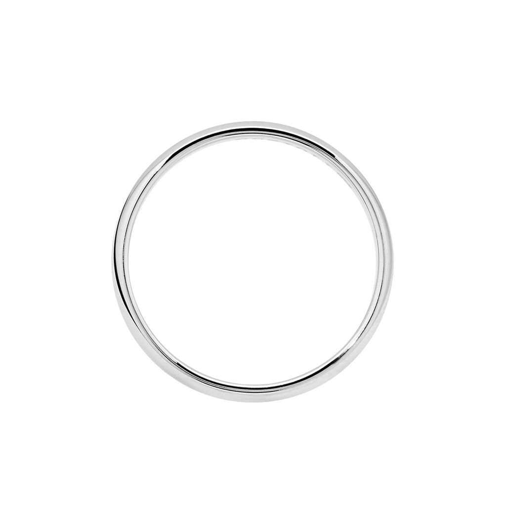 Alliance Annaic Ruban Plat Or Blanc - Spannringe Familie | OROVIVO