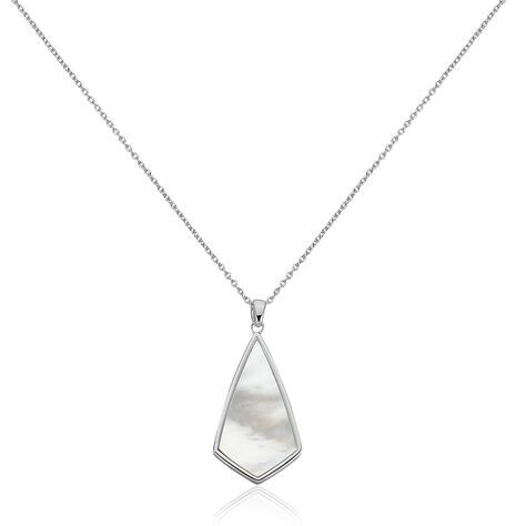 Damen Halskette Silber 925 Perlmutt  - Halsketten Damen | OROVIVO