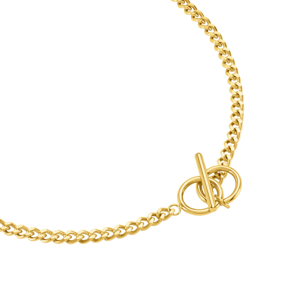 BRITTA Damen Collier Edelstahl vergoldet