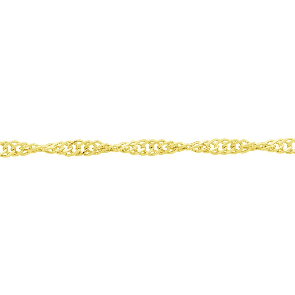 Thumbnail - Damen Singapurkette Gold 375 , Kette ohne Stein