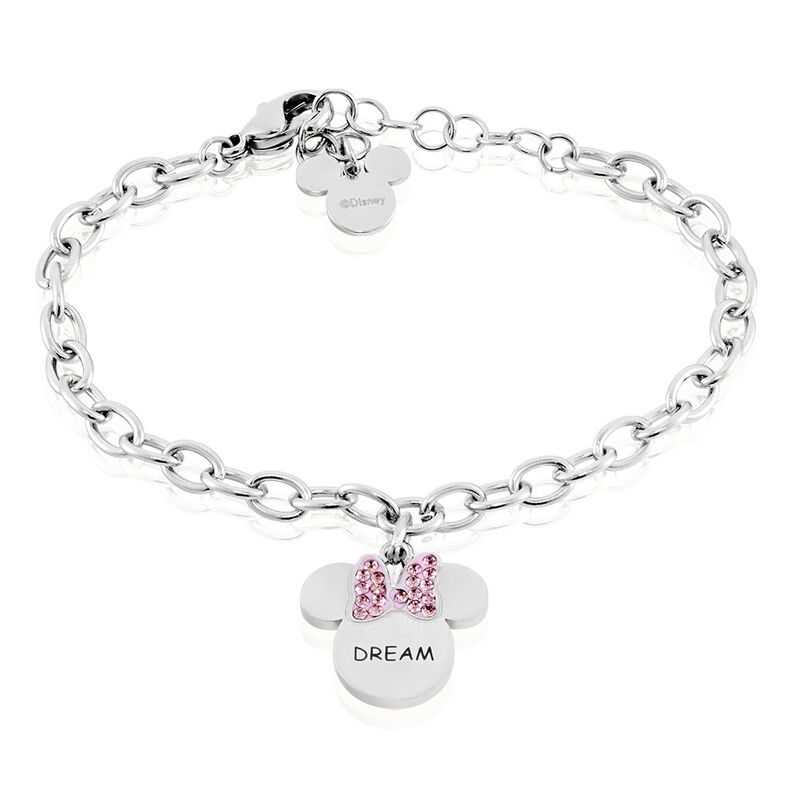 Bracelet Disney Acier Weiss Cristaux - Spannringe Kinder | OROVIVO