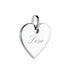 Aleria Gravur Damen Anh&auml;nger Silber 925 Herz