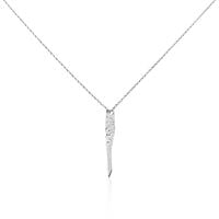 ANTOANETA Damen Collier Edelstahl Dreieck B 1,5 mm