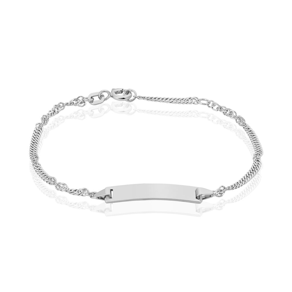 Damen Id Armband Singapurkette Silber 925  - Armbänder mit Gravur Damen | OROVIVO