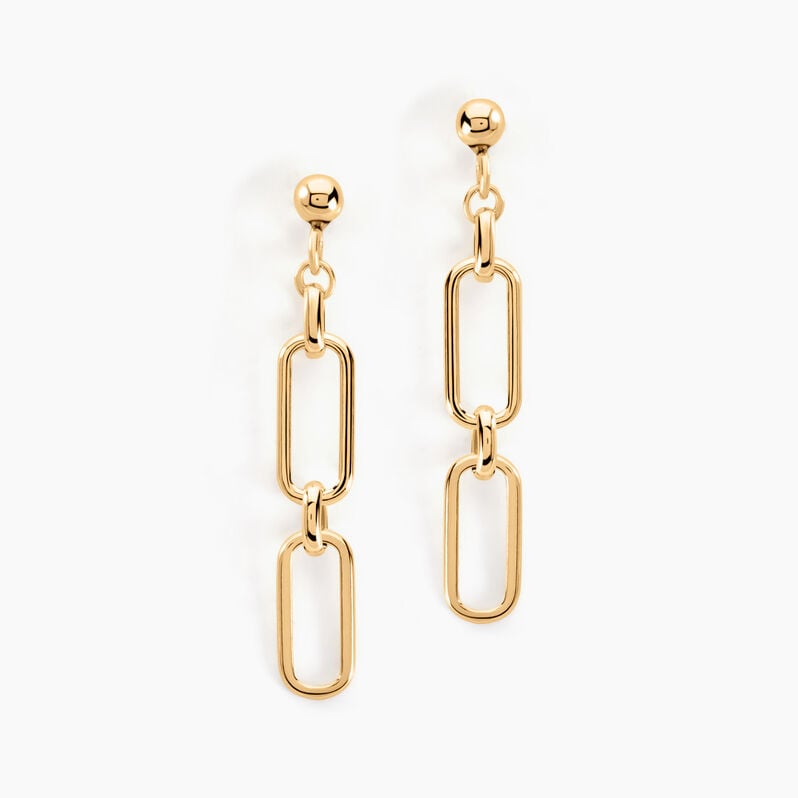 Boucles D'oreilles Pendantes Meriel Or Jaune - Spannringe Damen | OROVIVO
