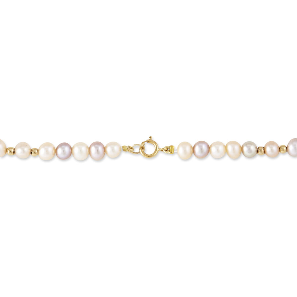 Collier Anne-lou Or Jaune Perle De Culture - Spannringe Damen | OROVIVO
