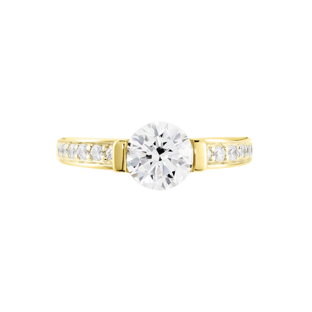 Damenring Gold 375 Zirkonia - Verlobungsringe Damen | OROVIVO