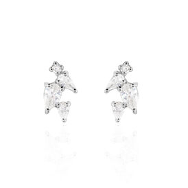 Damen Ohrstecker Silber 925 Zirkonia  - Ohrstecker Damen | OROVIVO