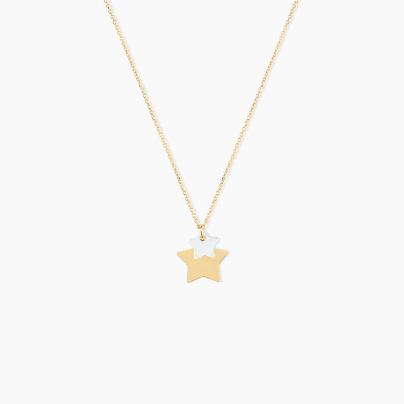 Collier Or Jaune Cleomelia Etoile - Spannringe Kinder | OROVIVO
