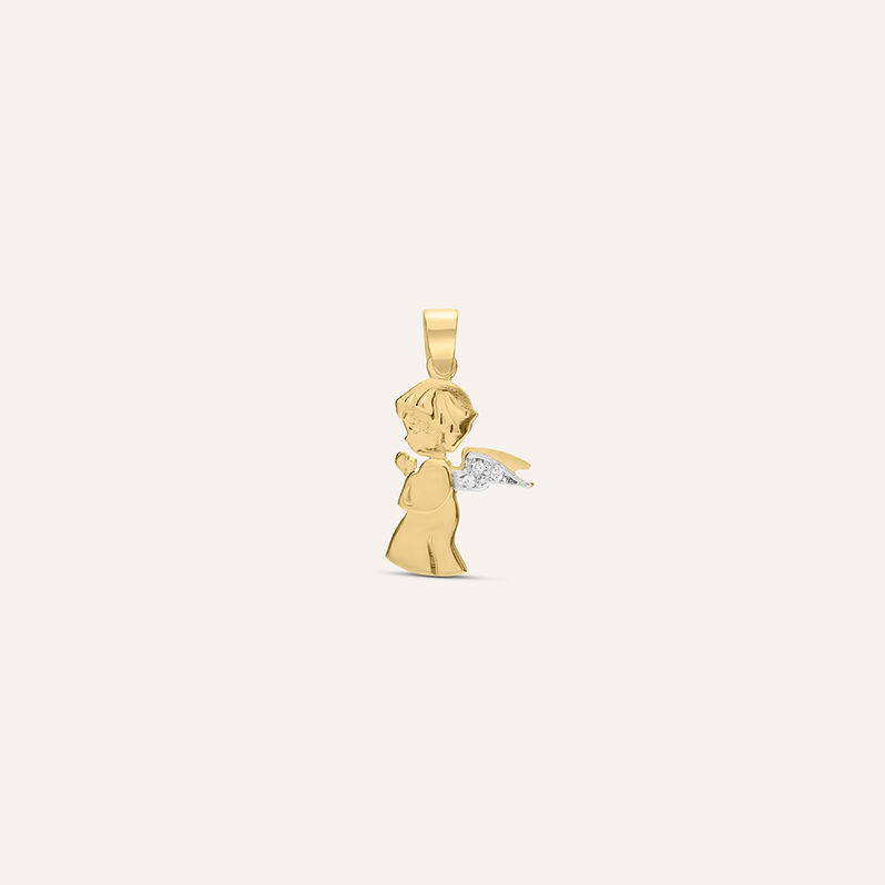 Pendente Holy Oro Bicolore Cubic Zirconia - Spannringe Damen | OROVIVO