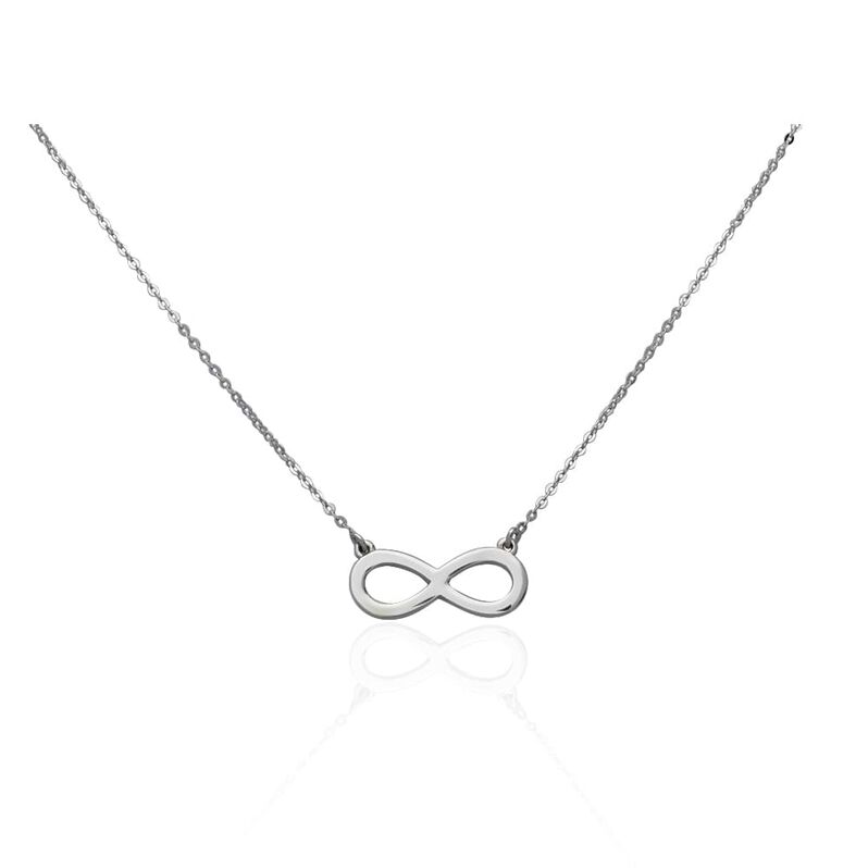 Collana in oro bianco Infinito - Spannringe Damen | OROVIVO