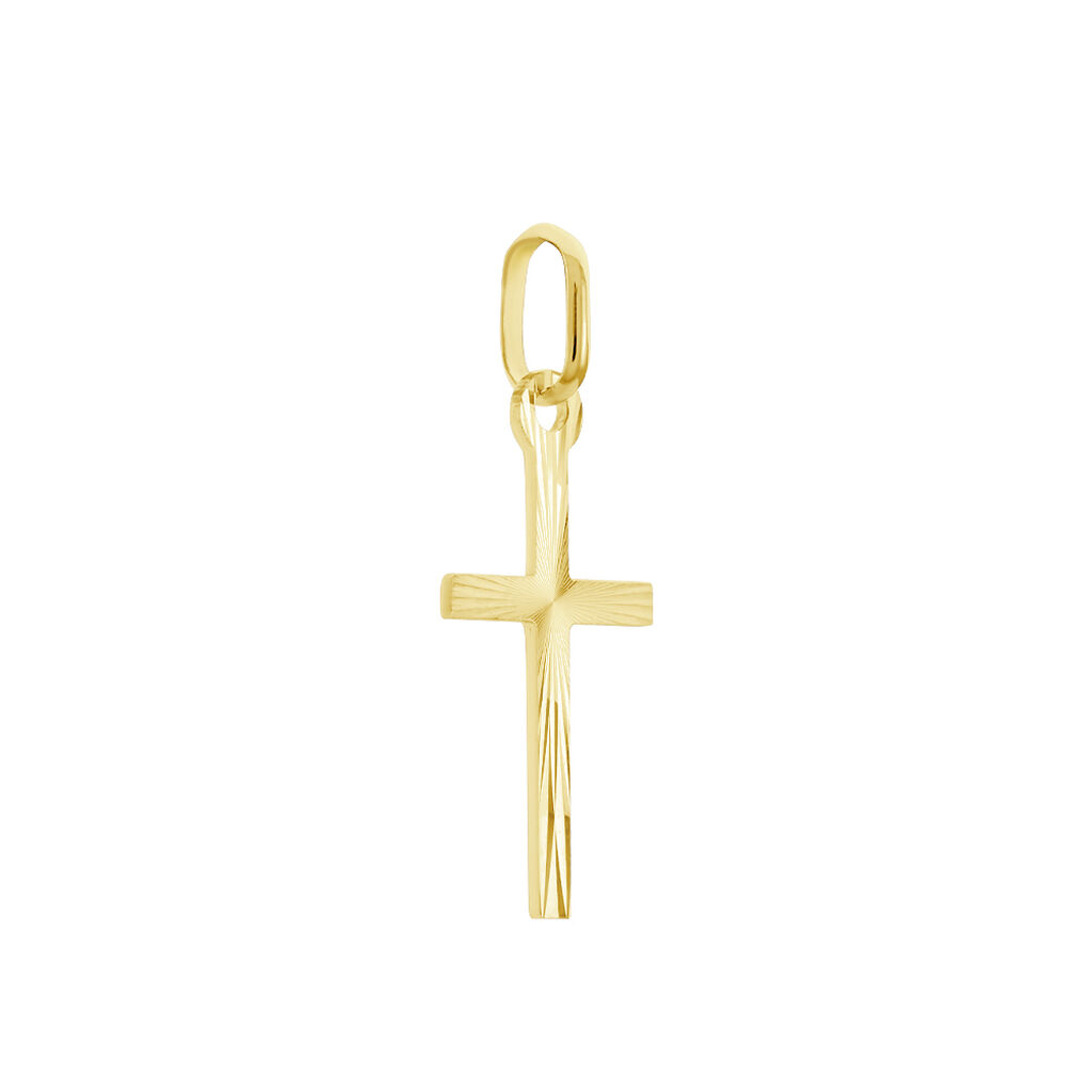 MADIS KREUZ 3 Unisex Anh&auml;nger Gold 375 (9 Karat) Religi&ouml;ses Kreuz