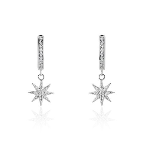 Damen Creolen Silber 925 Zirkonia - Creolen Damen | OROVIVO