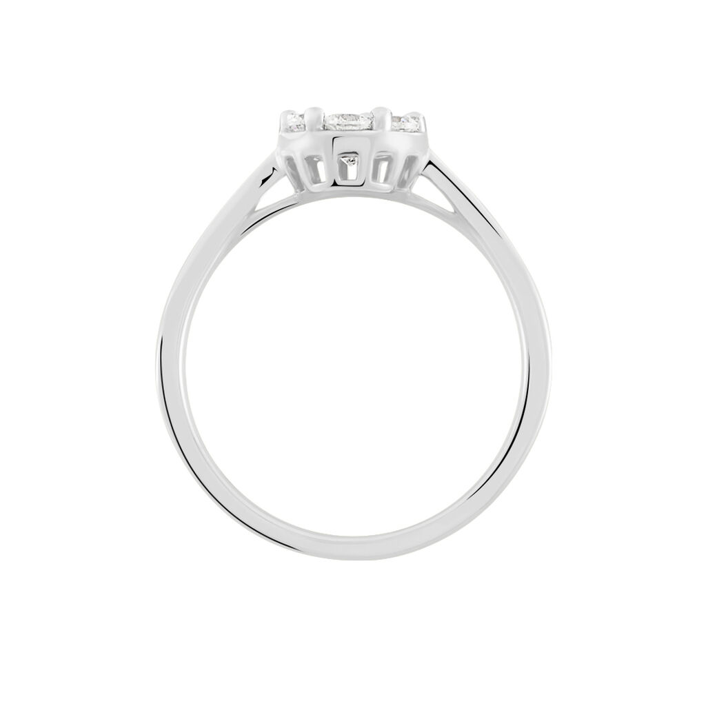 Bague Argent Achile Rond Oxydes - Spannringe Damen | OROVIVO
