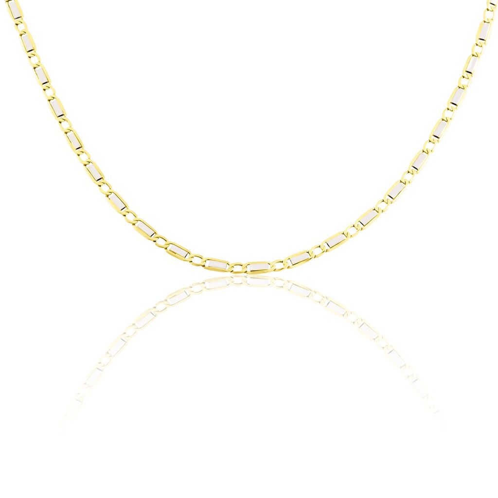 Collier Danae Plaquette Or Bicolore - Spannringe Herren | OROVIVO