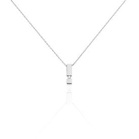 Damen Halskette Weißgold 375 Diamant 0,04ct - Ketten mit Anhänger Damen | OROVIVO