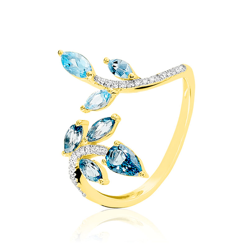 Bague Sevimae Or Jaune Topaze - Spannringe Damen | OROVIVO