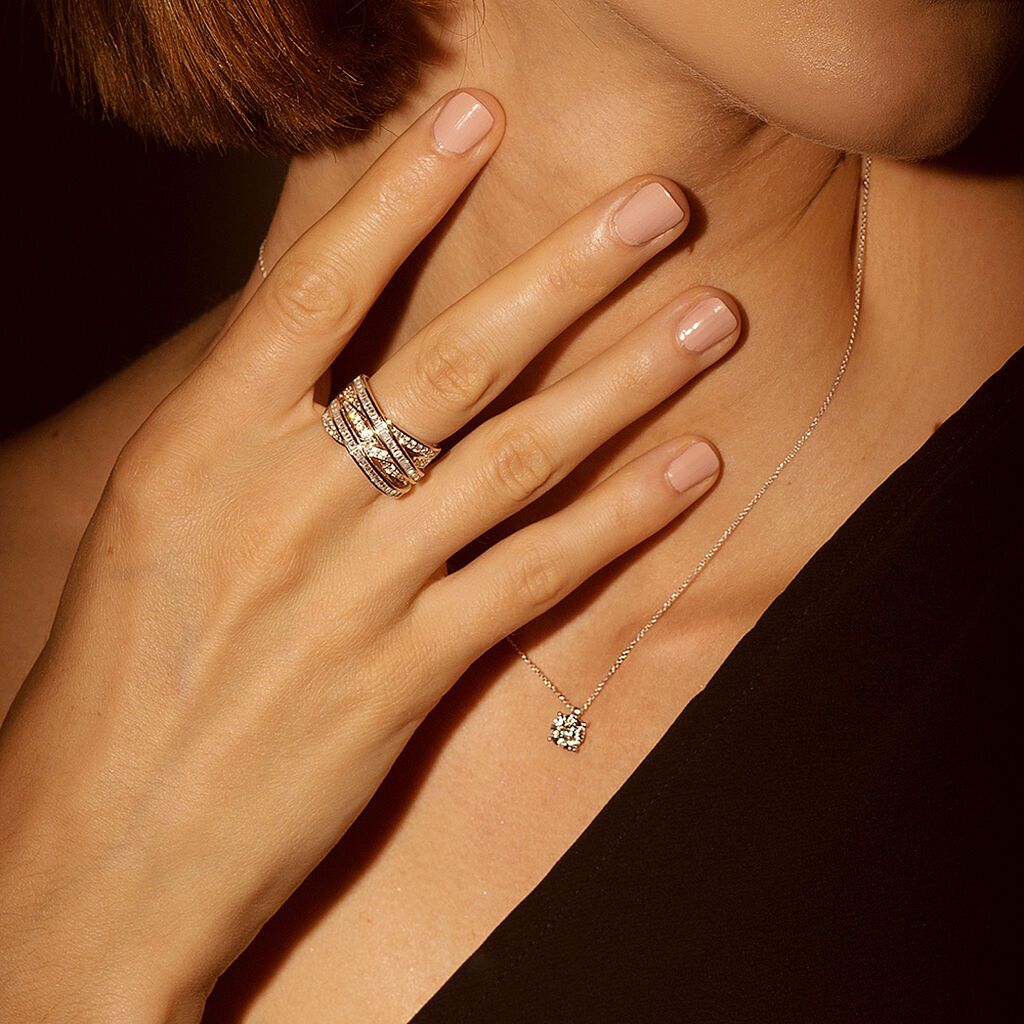 Damen Ring Silber 925 Zirkonia Rina  - Ringe mit Stein Damen | OROVIVO