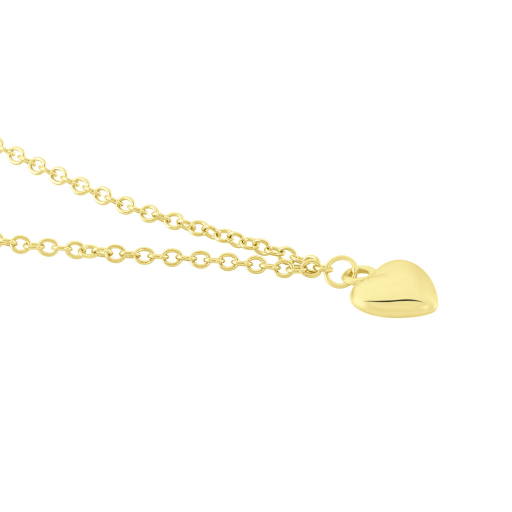 Damen Halskette Silber 925 Gold vergoldet Herz - Herzketten Damen | OROVIVO