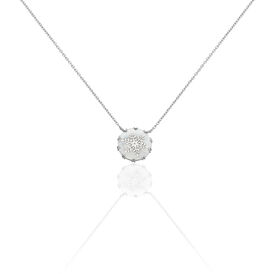 Damen Halskette Silber 925 Perlmutt  - Ketten mit Anhänger Damen | OROVIVO