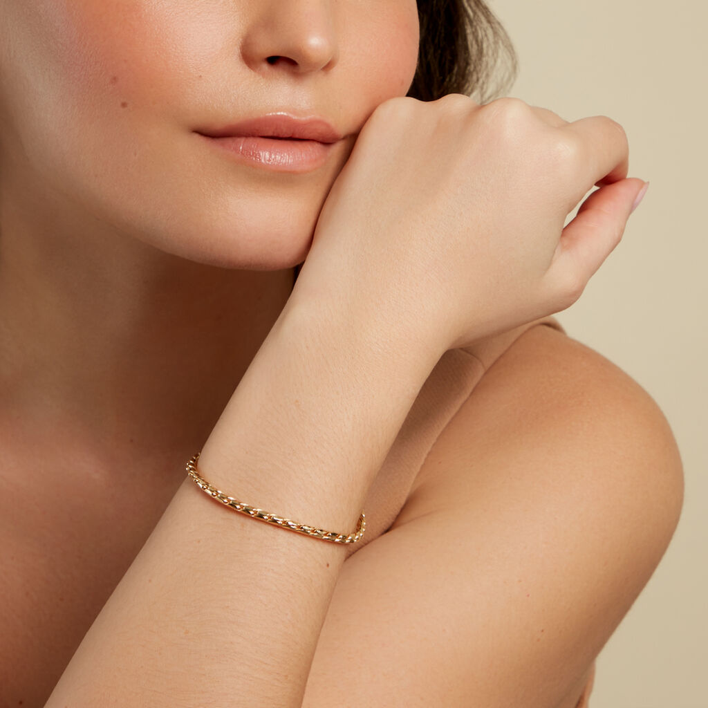 SOFI Damen Armband Silber vergoldet 925 B 3,15 mm