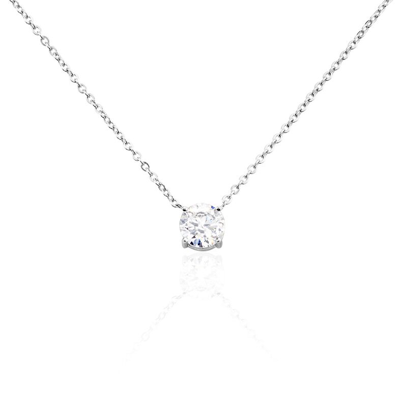 Collier Argent Weiss Aroha Oxyde De Zirconium - Spannringe Damen | OROVIVO