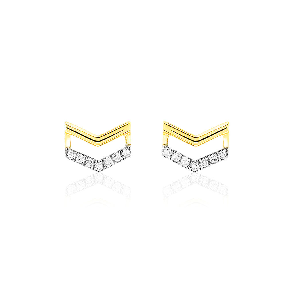 Boucles D'oreilles Pauline Or Jaune  - Spannringe Damen | OROVIVO