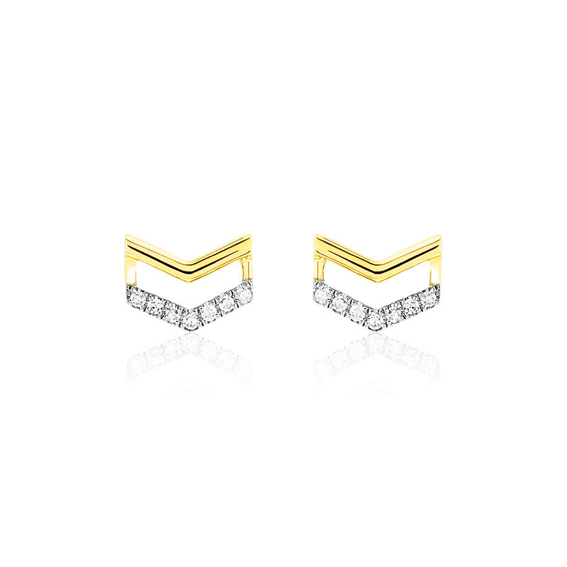 Boucles D'oreilles Pauline Or Jaune  - Spannringe Damen | OROVIVO