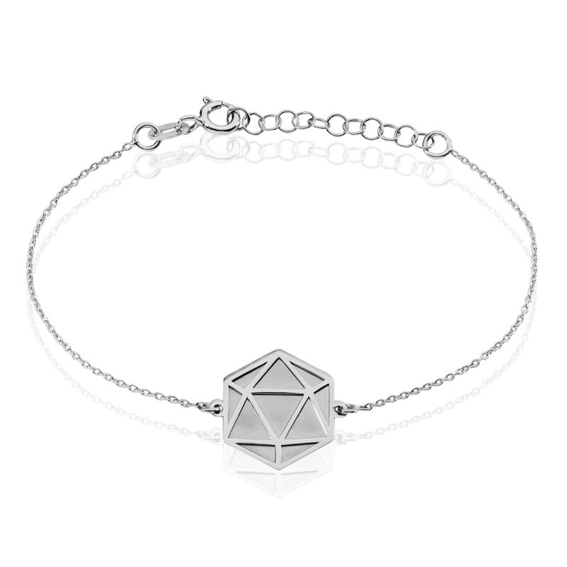 Bracelet Adelaida Argent Blanc - Spannringe Damen | OROVIVO