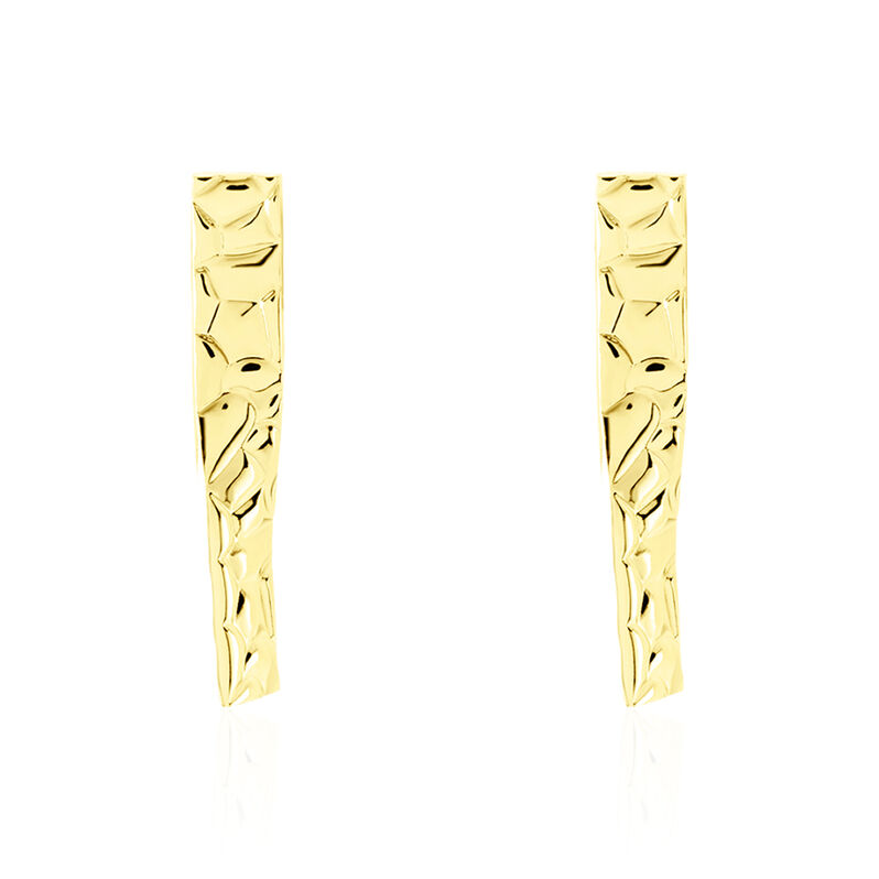 ANTOANETA Damen Ohrringe Lang Edelstahl vergoldet Dreieck - Ohrringe Damen | OROVIVO