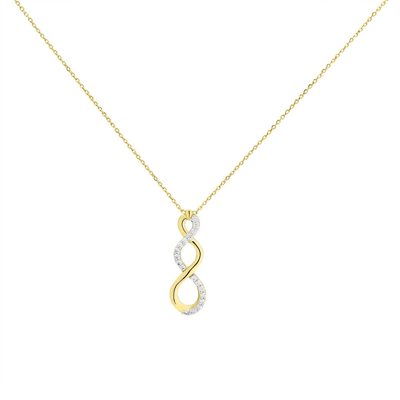Collier Or Jaune Oxyde De Zirconium - Spannringe Damen | OROVIVO