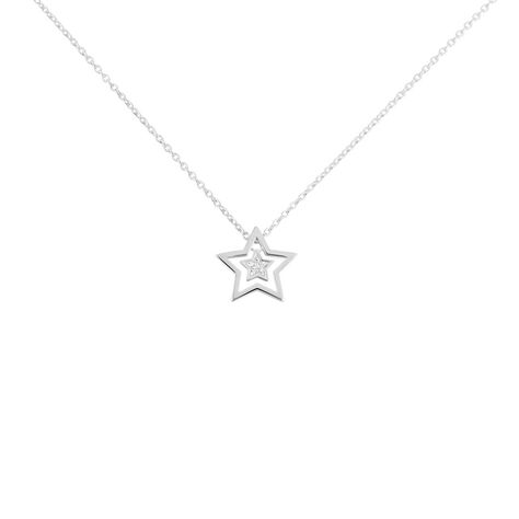 Damen Halskette Silber 925 Zirkonia Stern - Halsketten Damen | OROVIVO