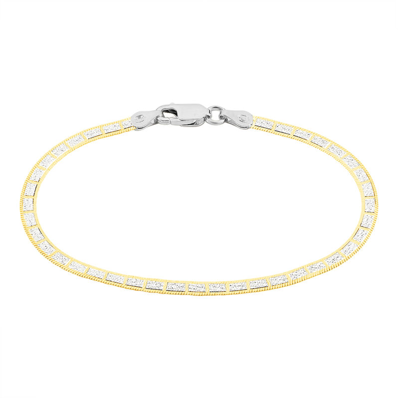 Bracciale Catena Silver Collection Argento Dorato - Spannringe Damen | OROVIVO