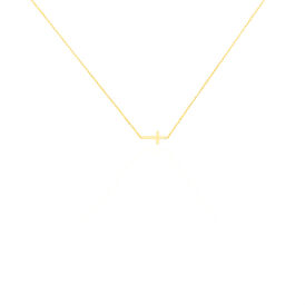 Damen Halskette Gold 375 Kreuz - Ketten mit Anhänger  | OROVIVO
