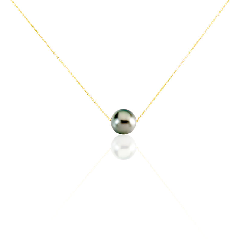 Collier Chaine Or Jaune  Et Perle - Spannringe Damen | OROVIVO