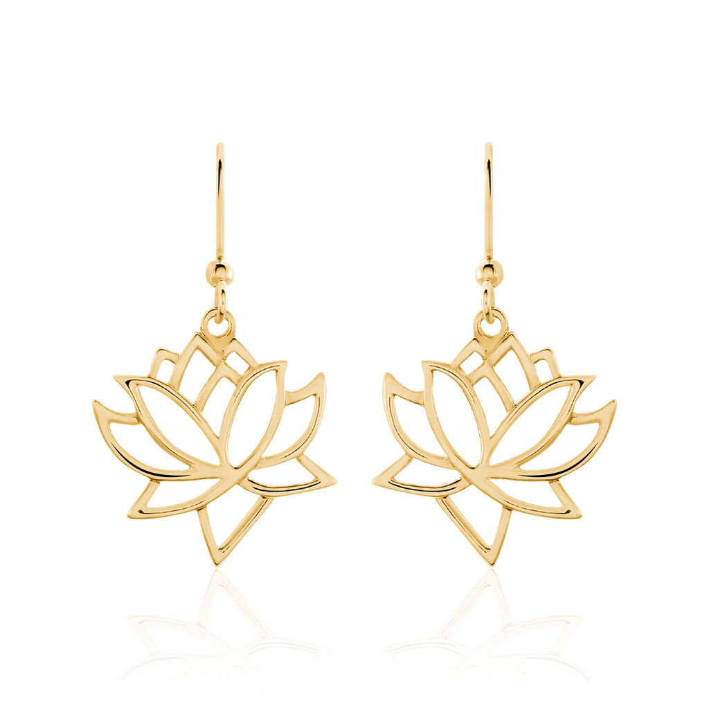 Boucles D'oreilles Plaque Or Fuji - Spannringe Damen | OROVIVO