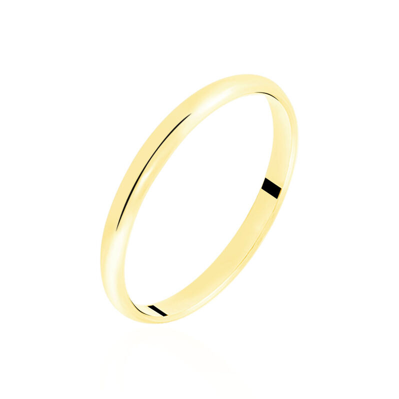 Alliance Demi Jonc Classique Or Jaune - Spannringe Familie | OROVIVO