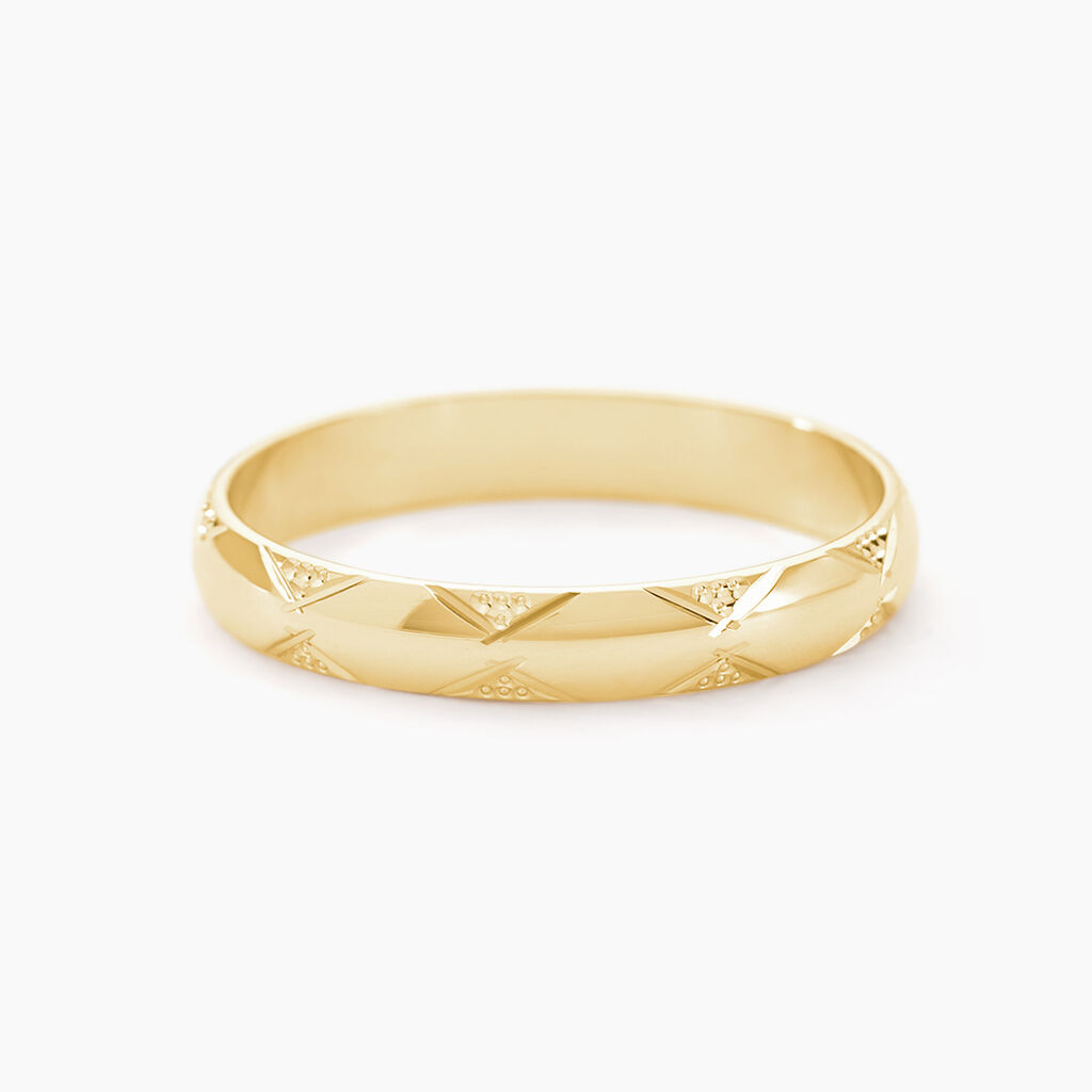 Alliance Harmonie Demi Jonc Classique Or Jaune - Spannringe Familie | OROVIVO
