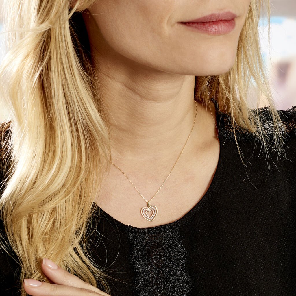 Collier Titaina Or Tricolore Diamant - Spannringe Damen | OROVIVO