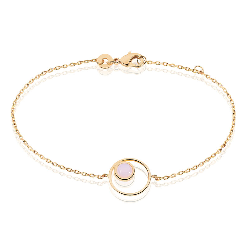 Bracelet Adhara Plaque Or Jaune Opale - Spannringe Damen | OROVIVO