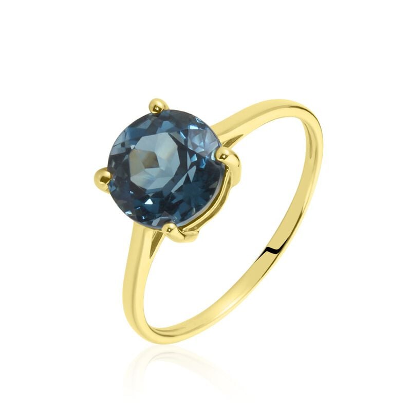 Bague Or Jaune Wilfreda Topaze - Spannringe Damen | OROVIVO