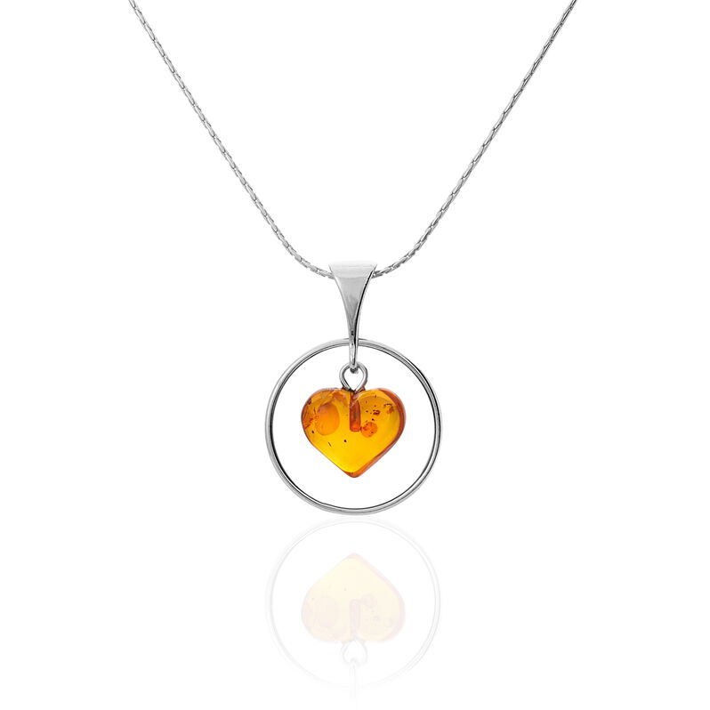 Collier Rhalia Argent Blanc Ambre - Spannringe Damen | OROVIVO