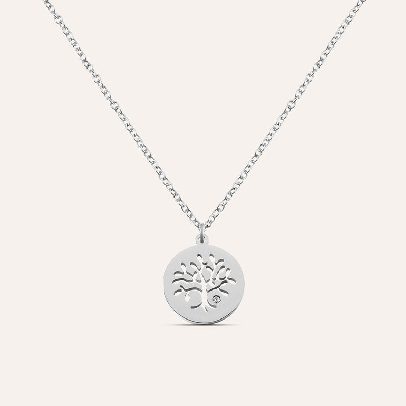 Collana Sunrise Acciaio Cristallo - Spannringe Damen | OROVIVO